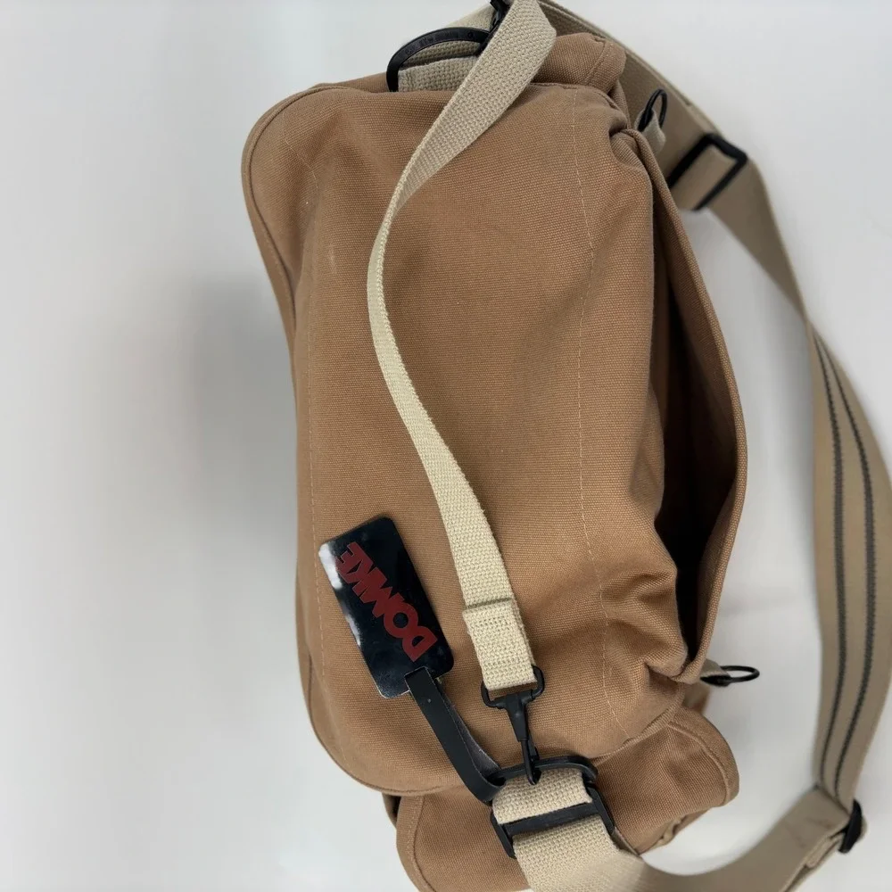 Domke F-2 Original Camera Bag Canvas Made in USA Padded Insert Shoulder Brown
